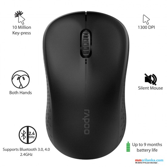 Rapoo M160 Wireless Mouse (3Y)